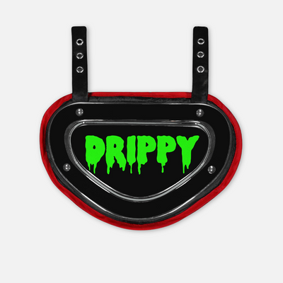 Drippy Black Green Sticker for Back Plate