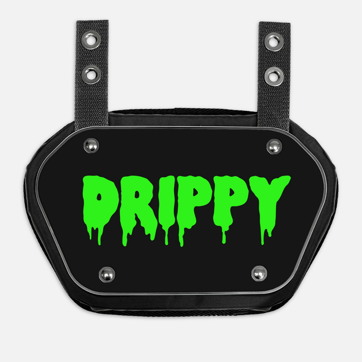 Drippy Black Green Sticker for Back Plate