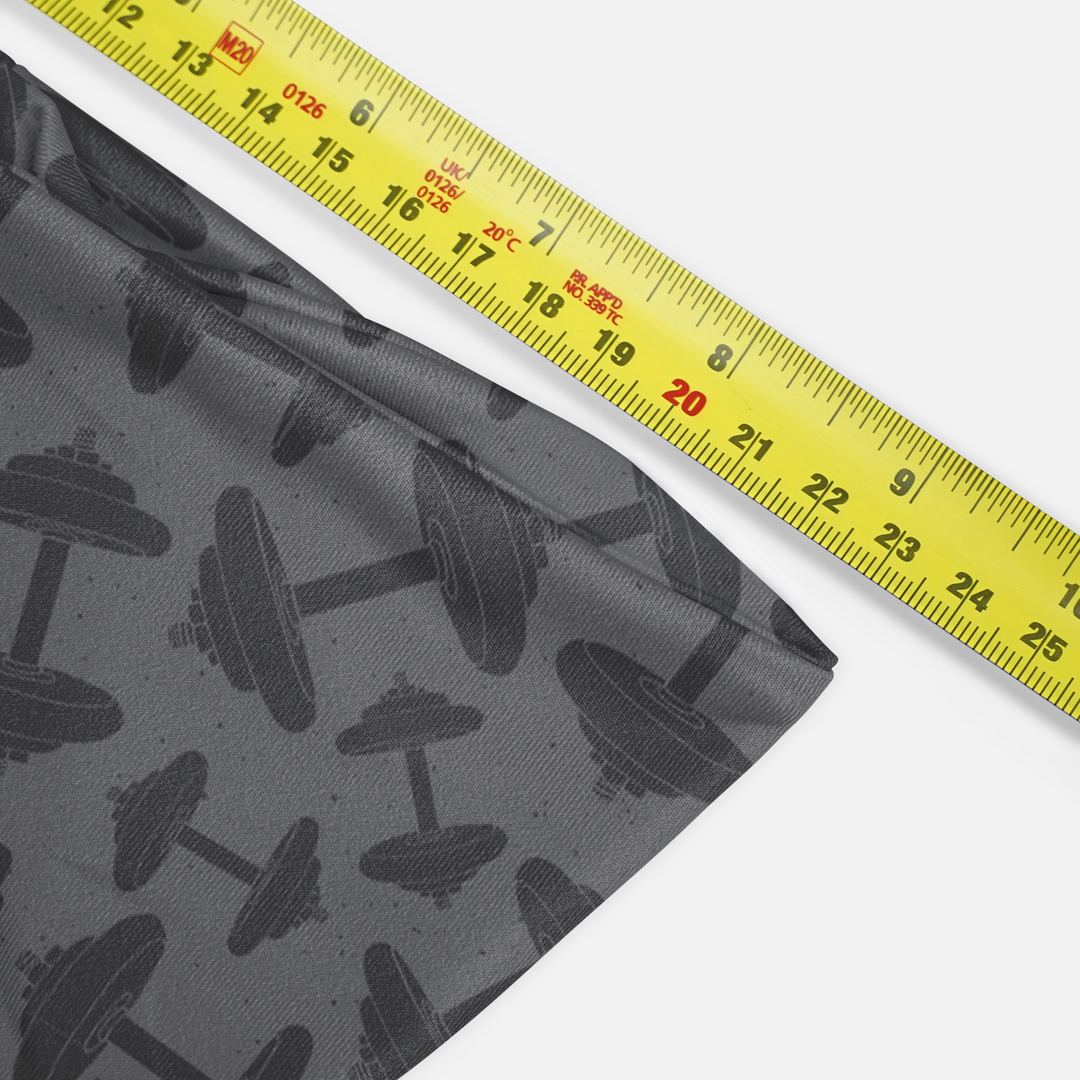 Dumbbells Gray Headband