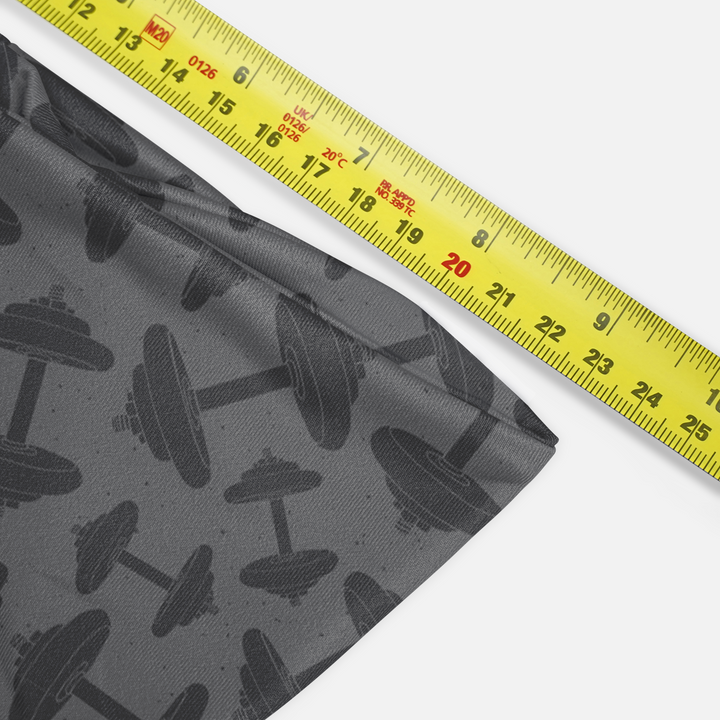 Dumbbells Gray Headband