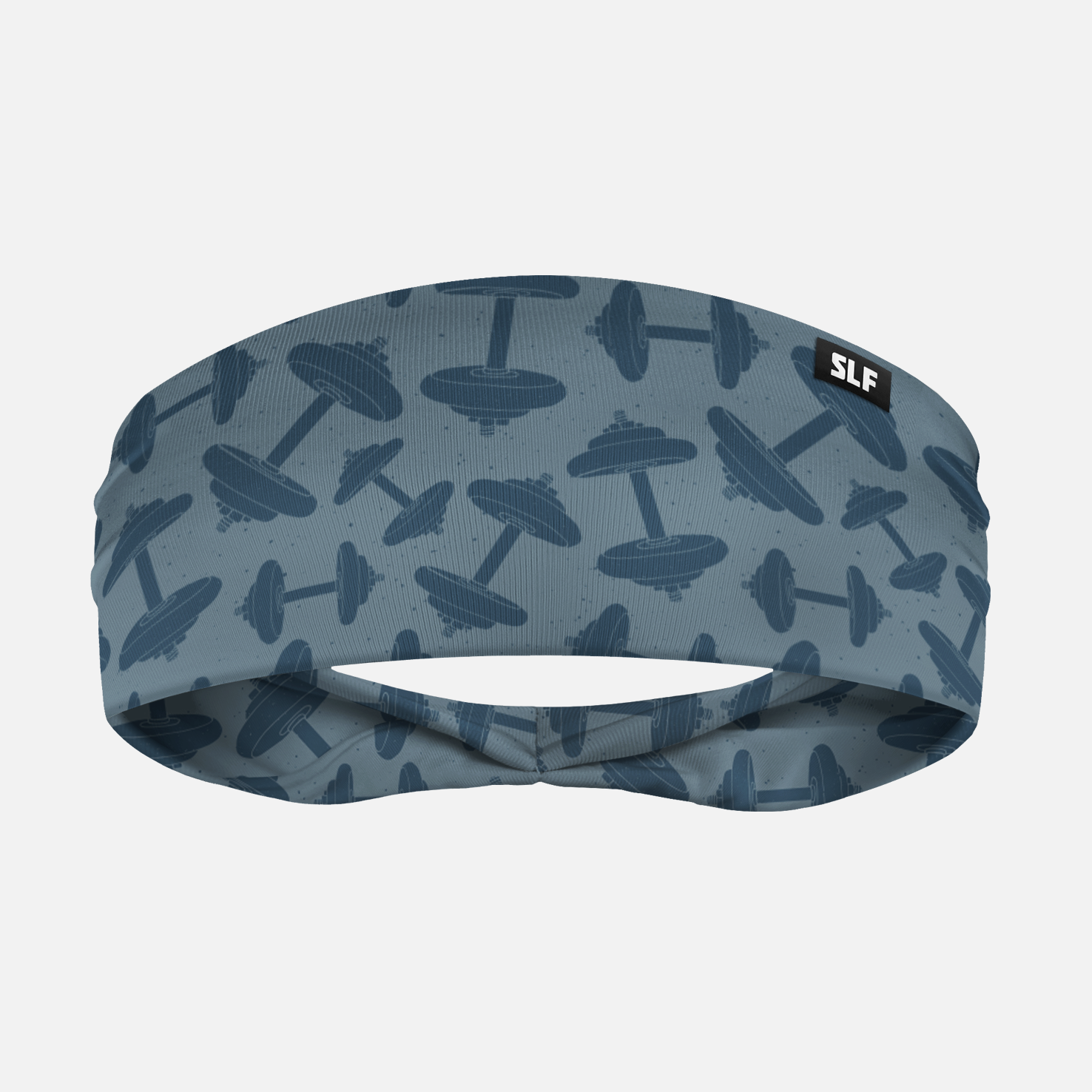 Dumbbells Steel Blue Headband