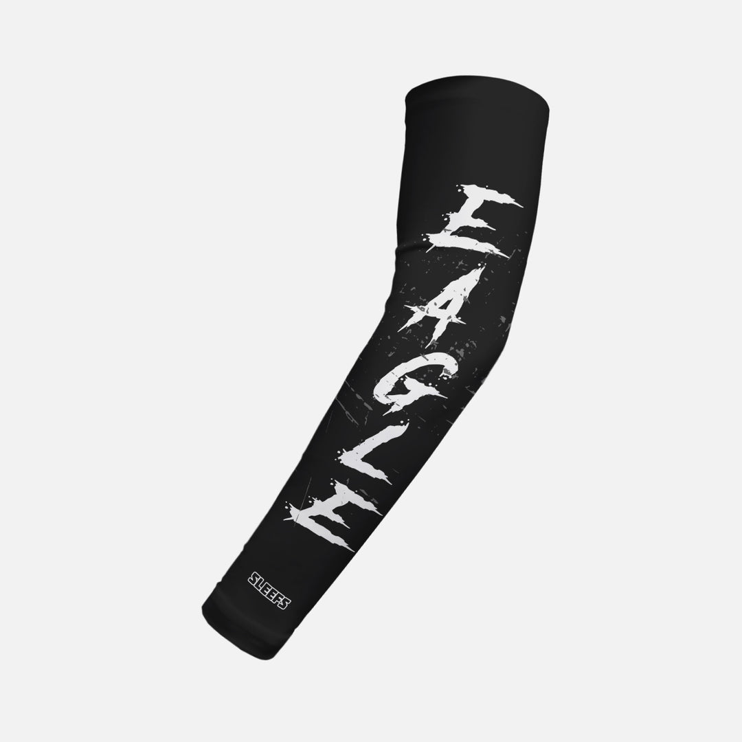 Eagle Grunge Script Kids Arm Sleeve