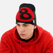 Eightball Black Red Beanie