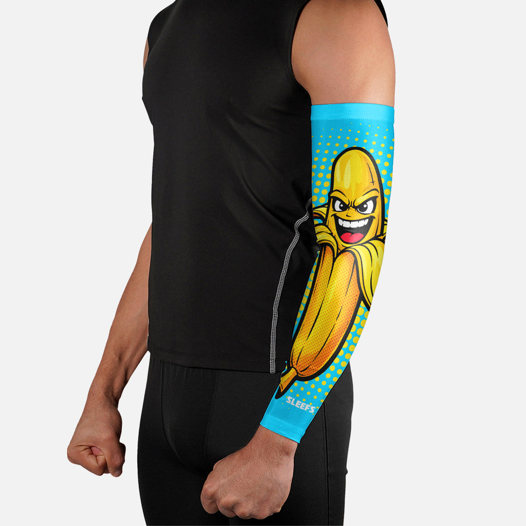 Electric Blue Power Banana Arm Sleeve