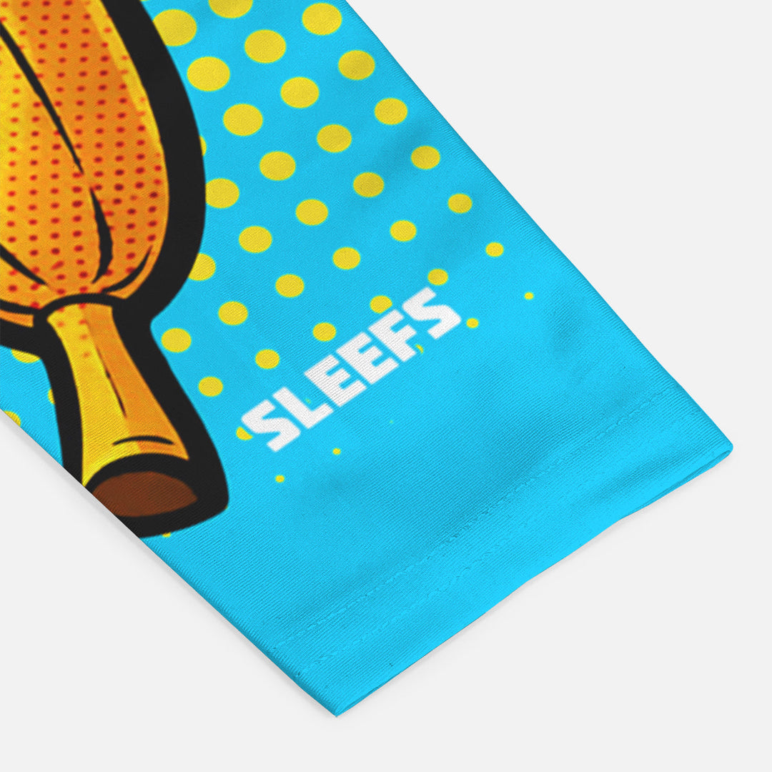 Electric Blue Power Banana Arm Sleeve