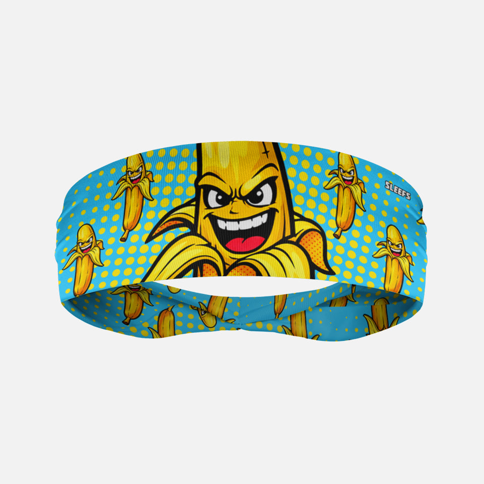 Electric Blue Power Banana Kids Headband