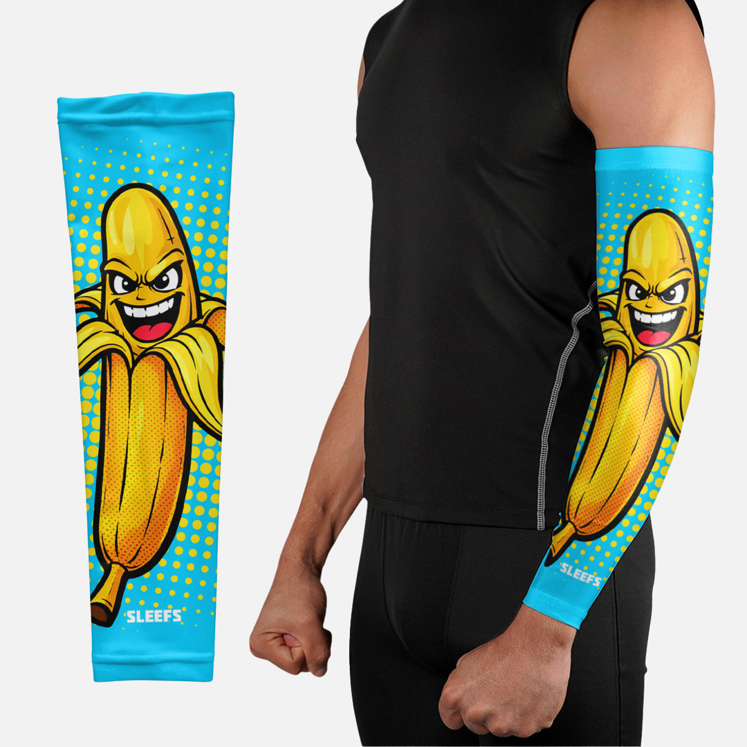 Electric Blue Power Banana Arm Sleeve