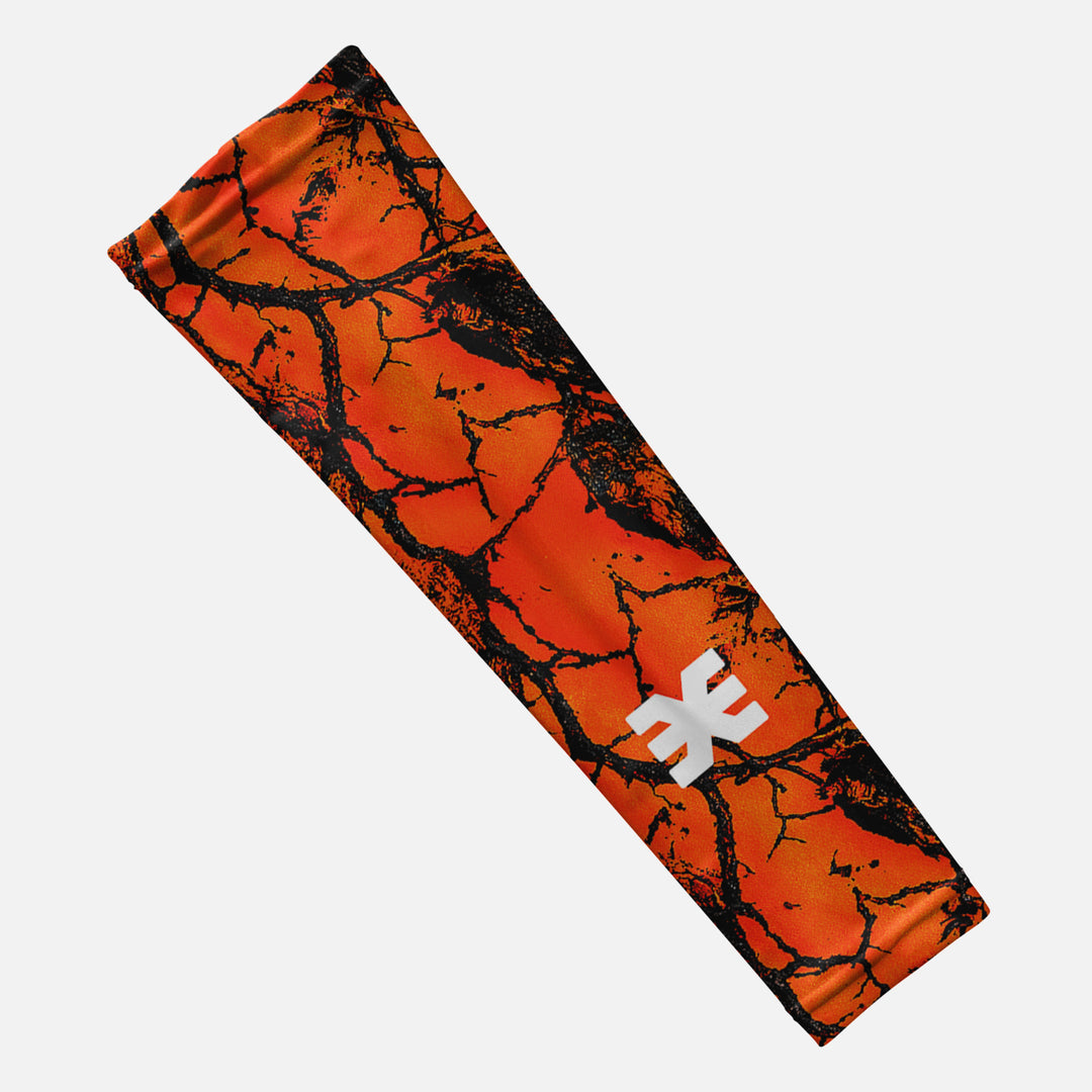 Endurance Orange Running Sleeves - Pair