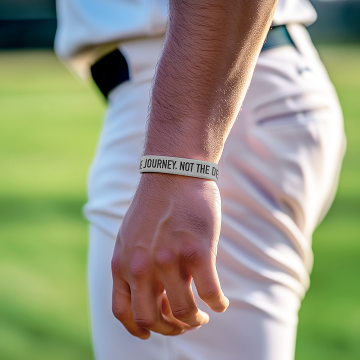 Enjoy the Journey, Not the Destination Motivational Wristband