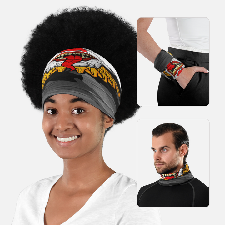 Evil Clown Smile Neck Gaiter