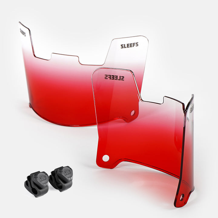 Faded Red Rage Helmet Eye-Shield Visor