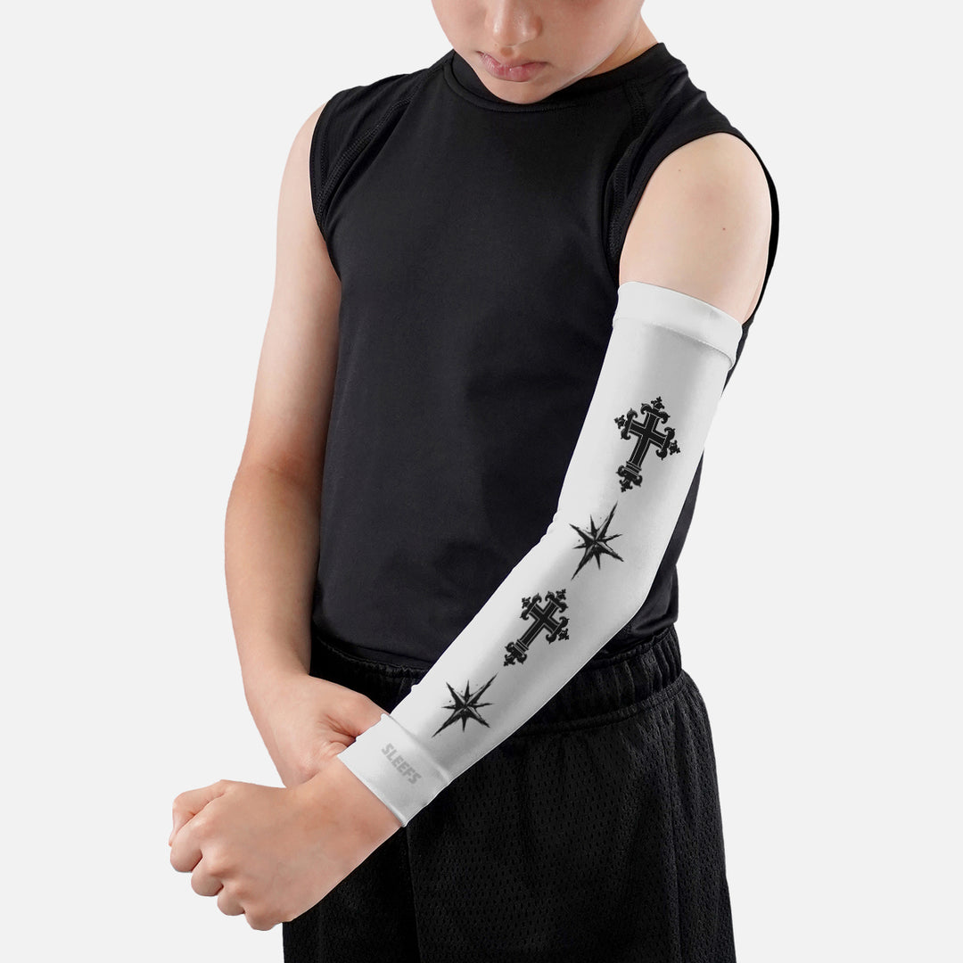 Faith Compass Cross Kids Arm Sleeve