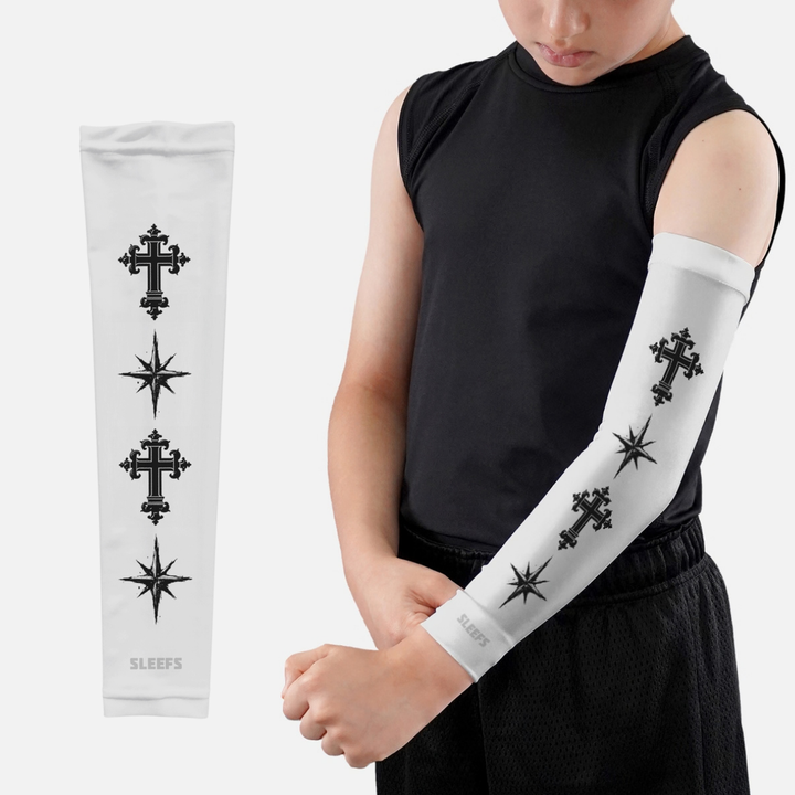 Faith Compass Cross Kids Arm Sleeve
