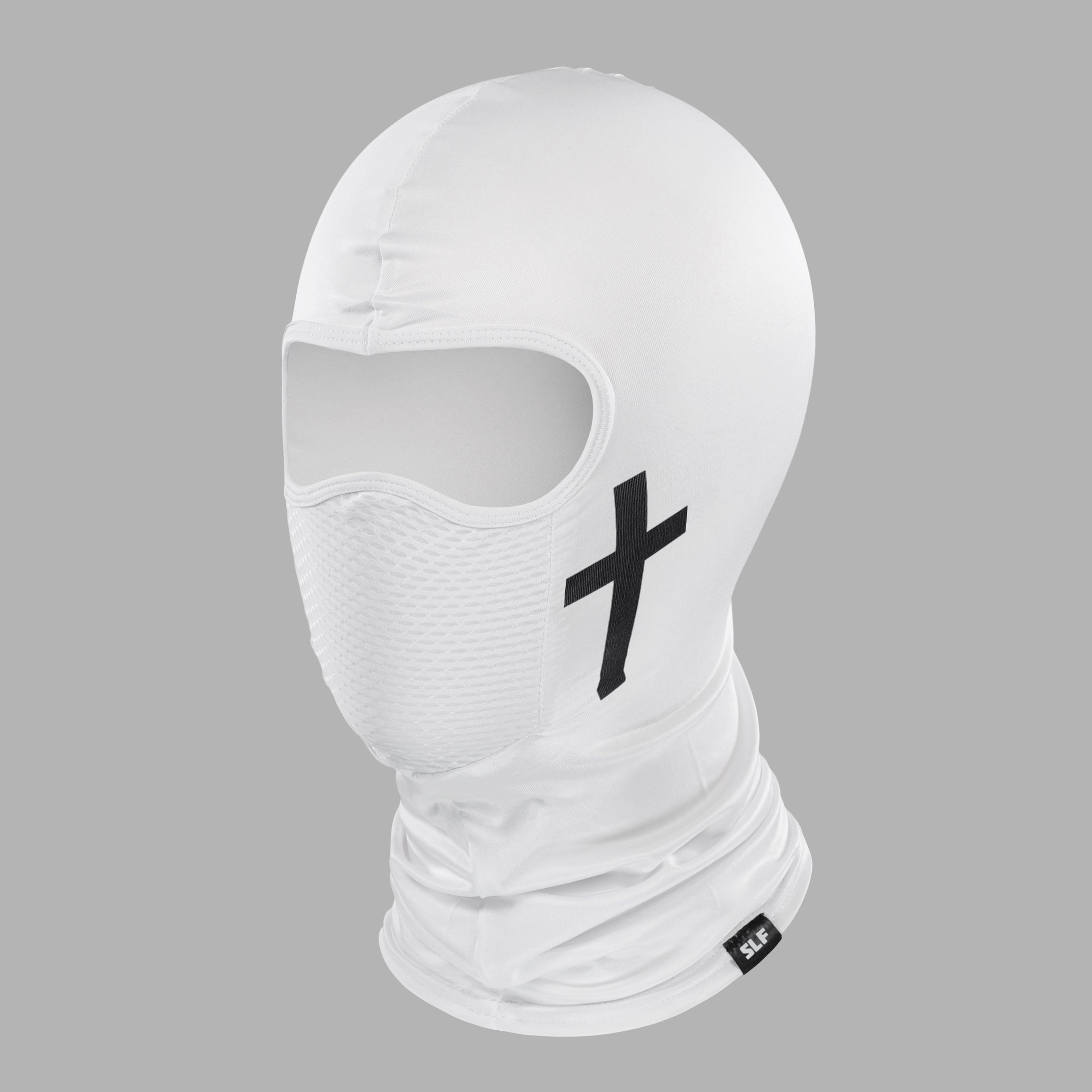 Faith Cross White Shiesty Mask – SLEEFS