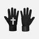 Faith Cross Black Kids Baseball Batting Gloves
