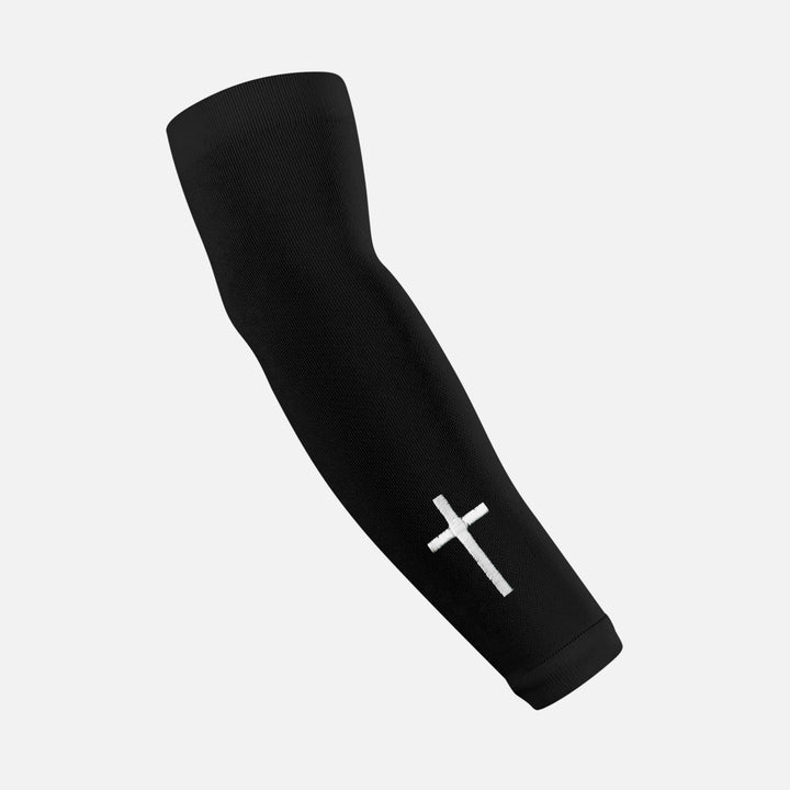 Faith Cross Black One Size Fits All Arm Sleeve