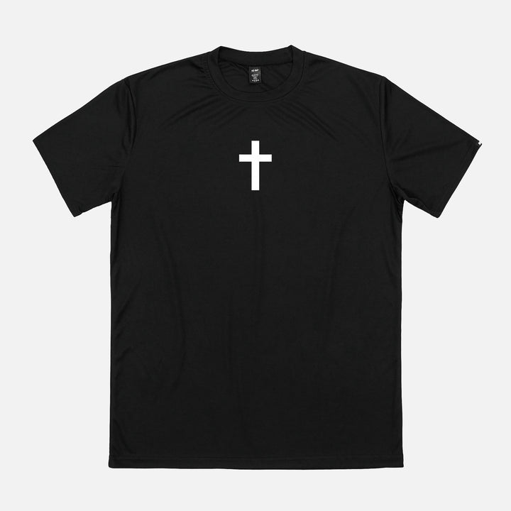Faith Cross Black Quick Dry Shirt