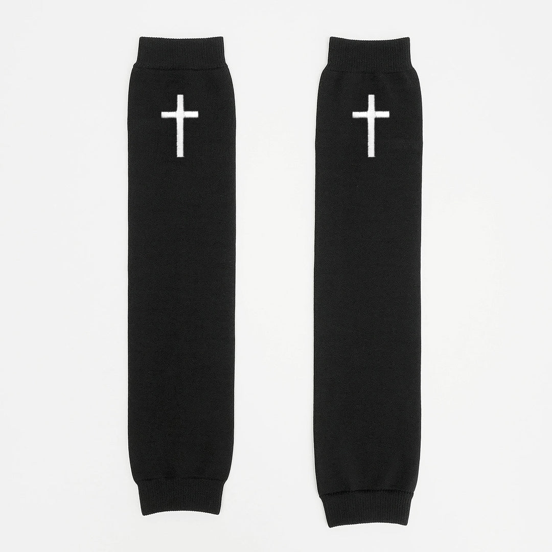 Faith Cross Scrunchie Leg Sleeves