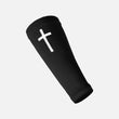 Faith Cross Black Seamless Forearm Sleeve