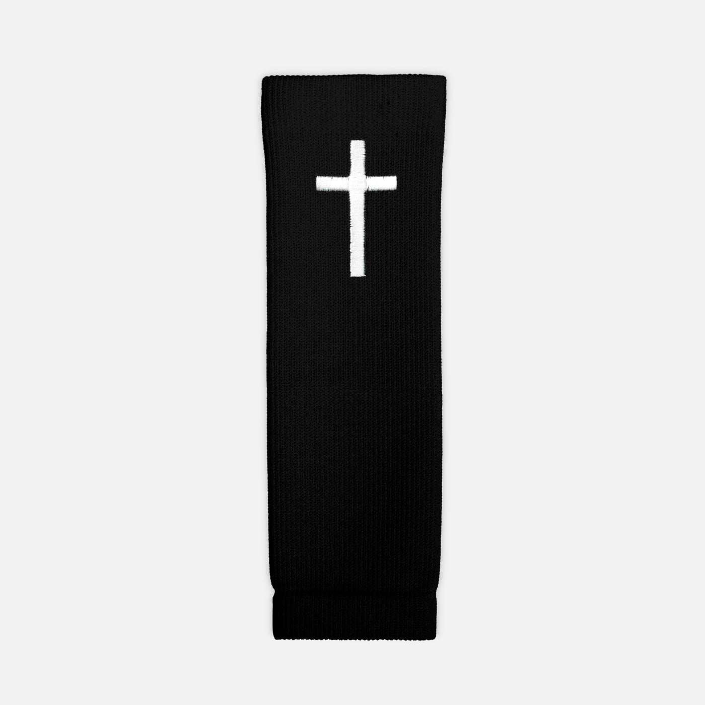 Faith Cross Black Seamless Forearm Sleeve