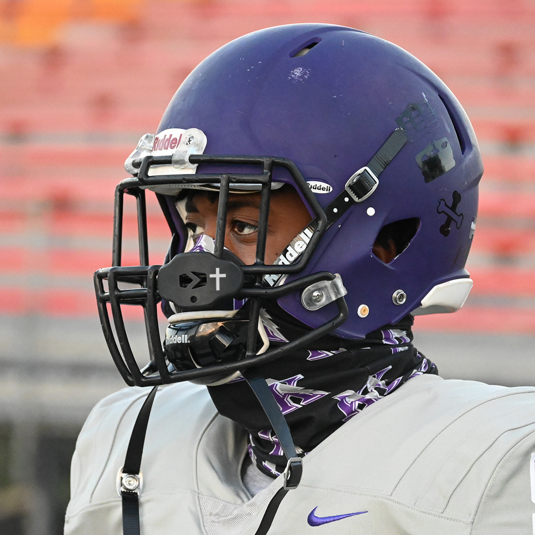 Faith Cross Black Soft Football Mouthguard