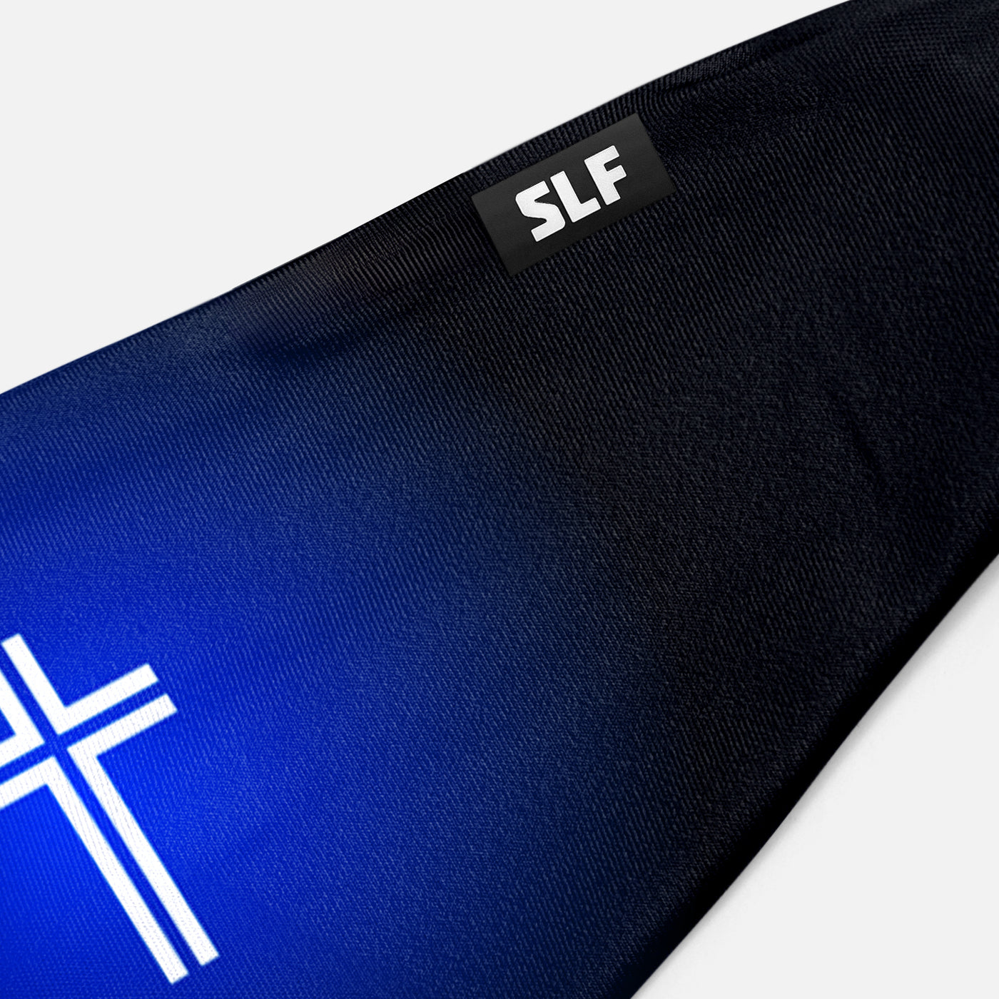 Faith Cross Blue Black Headband