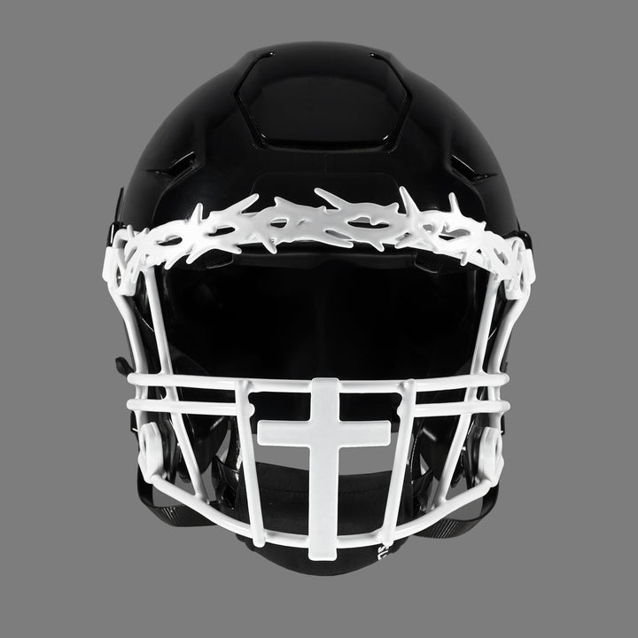 Faith Cross Crown of Thorns Football Facemask for Riddell SpeedFlex