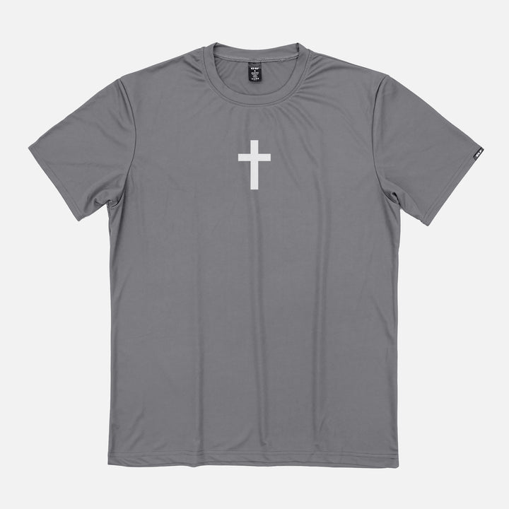 Faith Cross Dark Gray Quick Dry Shirt