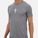 Faith Cross Dark Gray Quick Dry Shirt