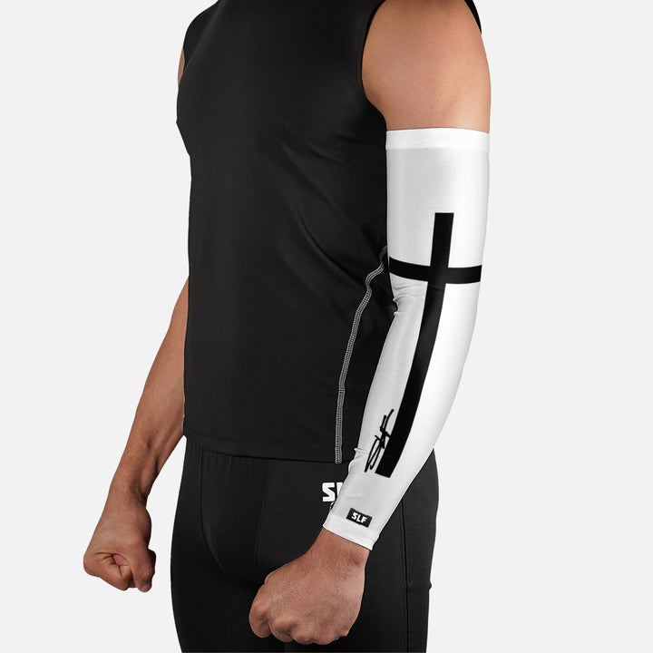 Faith Cross Grandis White Arm Sleeve