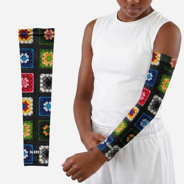 Granny Square Kids Arm Sleeve