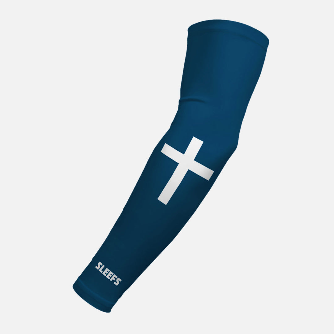 Faith Cross Midnight Blue Sleeve