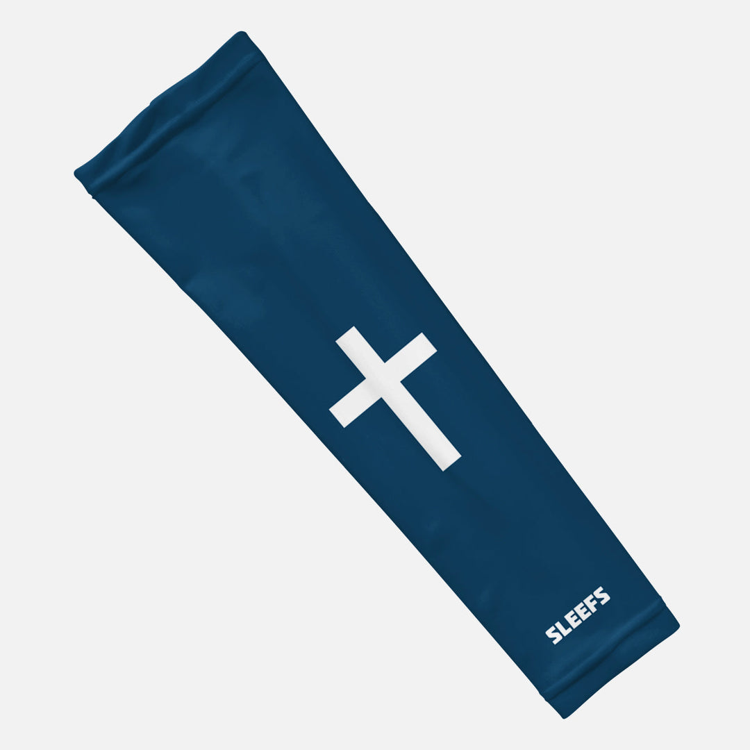 Faith Cross Midnight Blue Sleeve