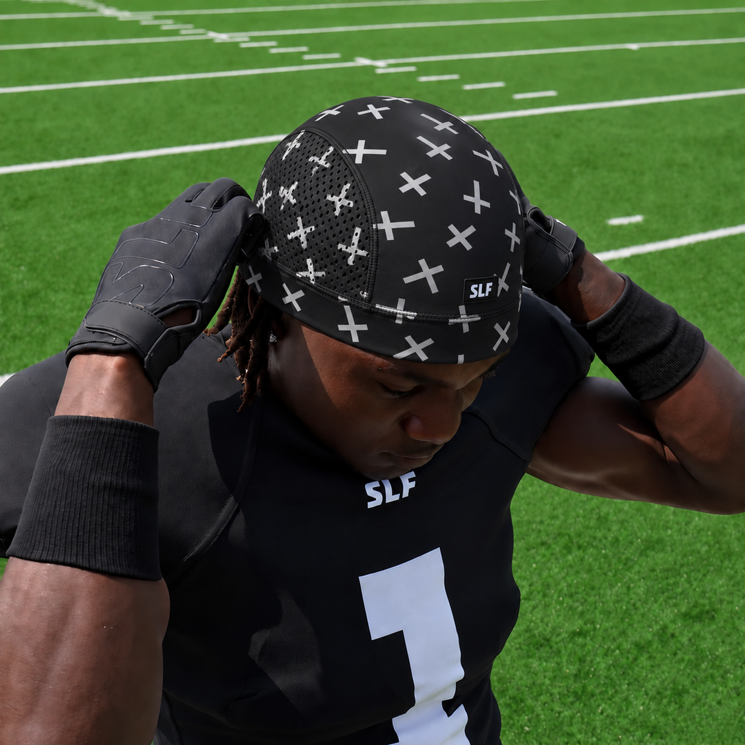 Faith Cross Pattern Black Skull Cap