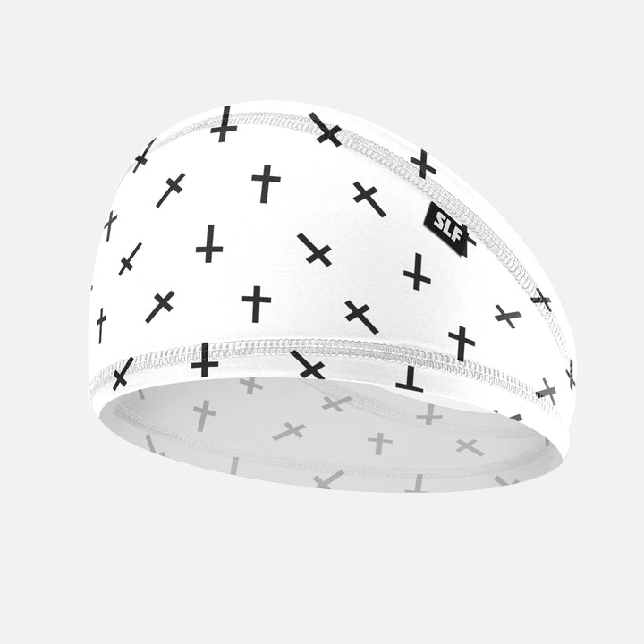Faith Cross Pattern White Skull Wrap