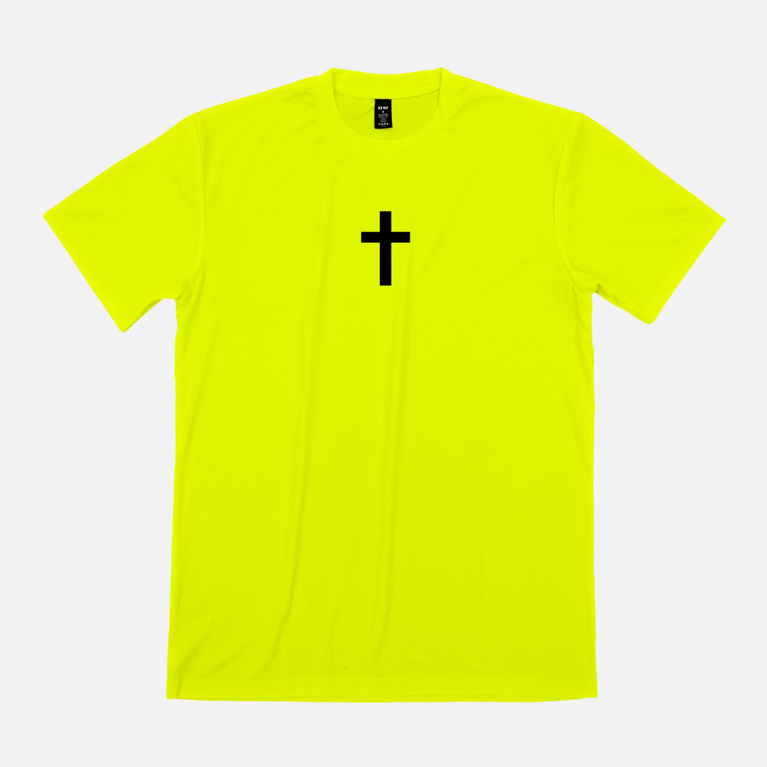 Faith Cross Safety Yellow Quick Dry Shirt