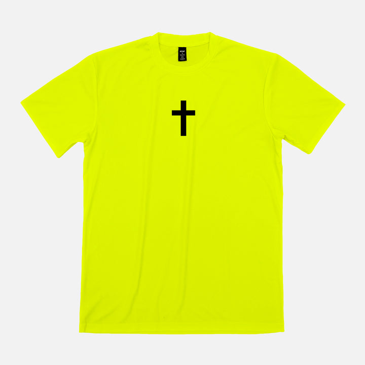 Faith Cross Safety Yellow Quick Dry Shirt