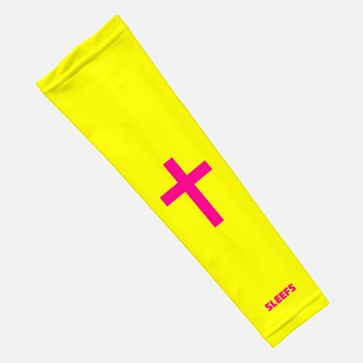 Faith Cross Volt Yellow Arm Sleeve