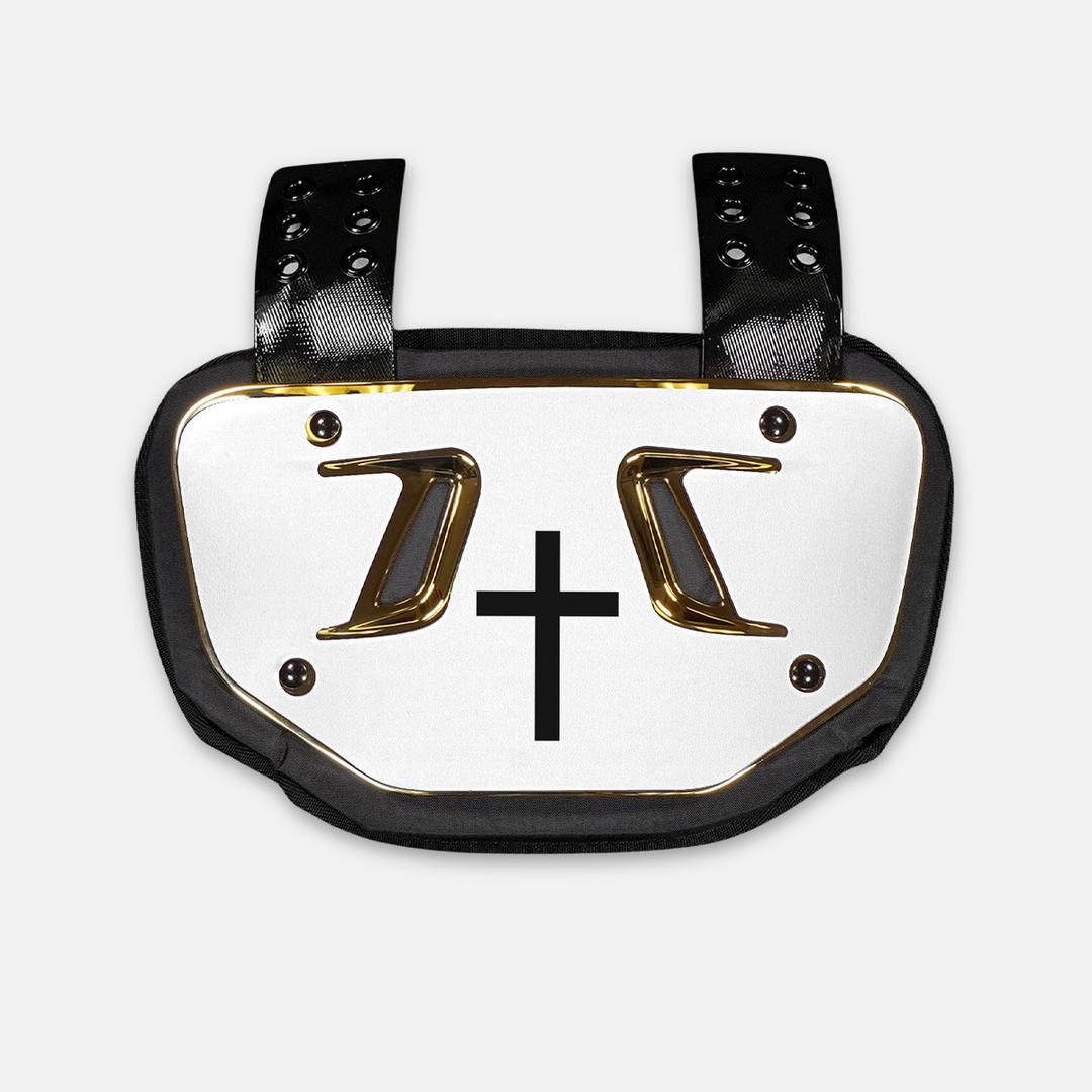 Faith Cross White Sticker for Back Plate