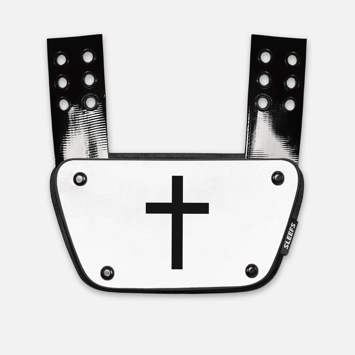 Faith Cross White Sticker for Back Plate