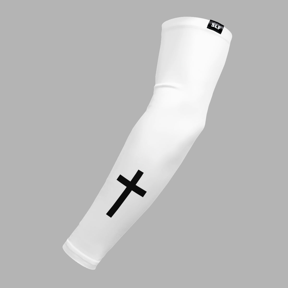 Faith Cross White Arm Sleeve