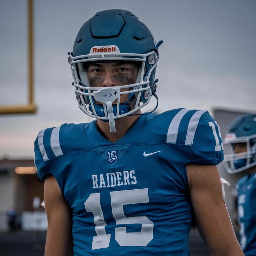 Faith Cross Soft Football Mouthguard