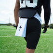 Faith Cross White Football Towel