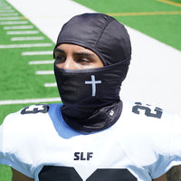 Faith Cross White Loose-fitting Shiesty Mask