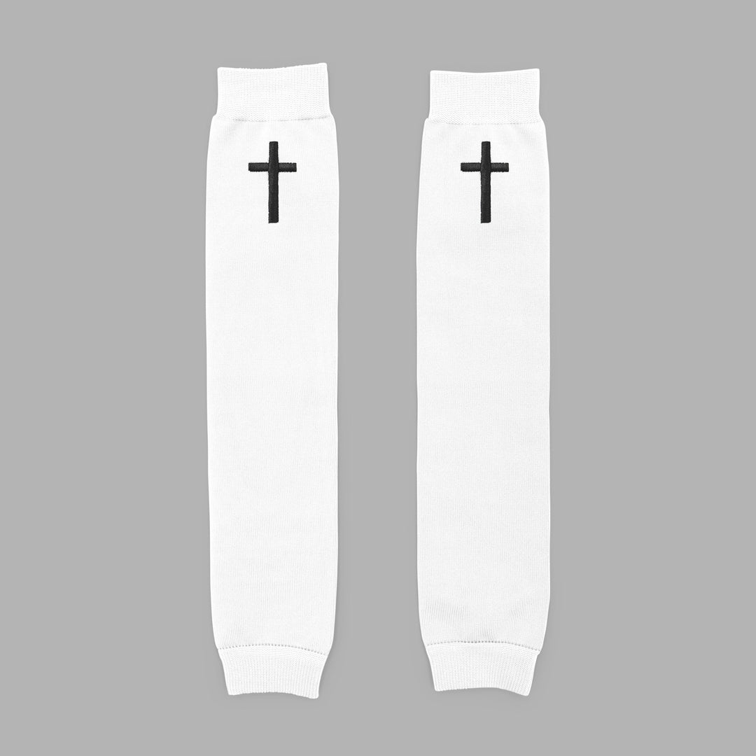 Faith Cross Scrunchie Leg Sleeves