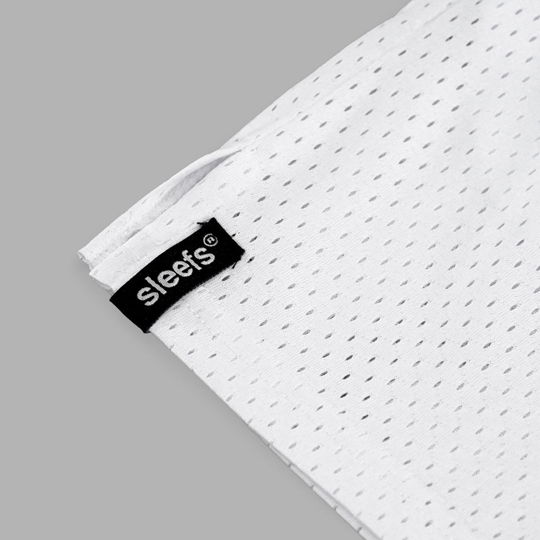 Faith Cross White Shorts - 7"