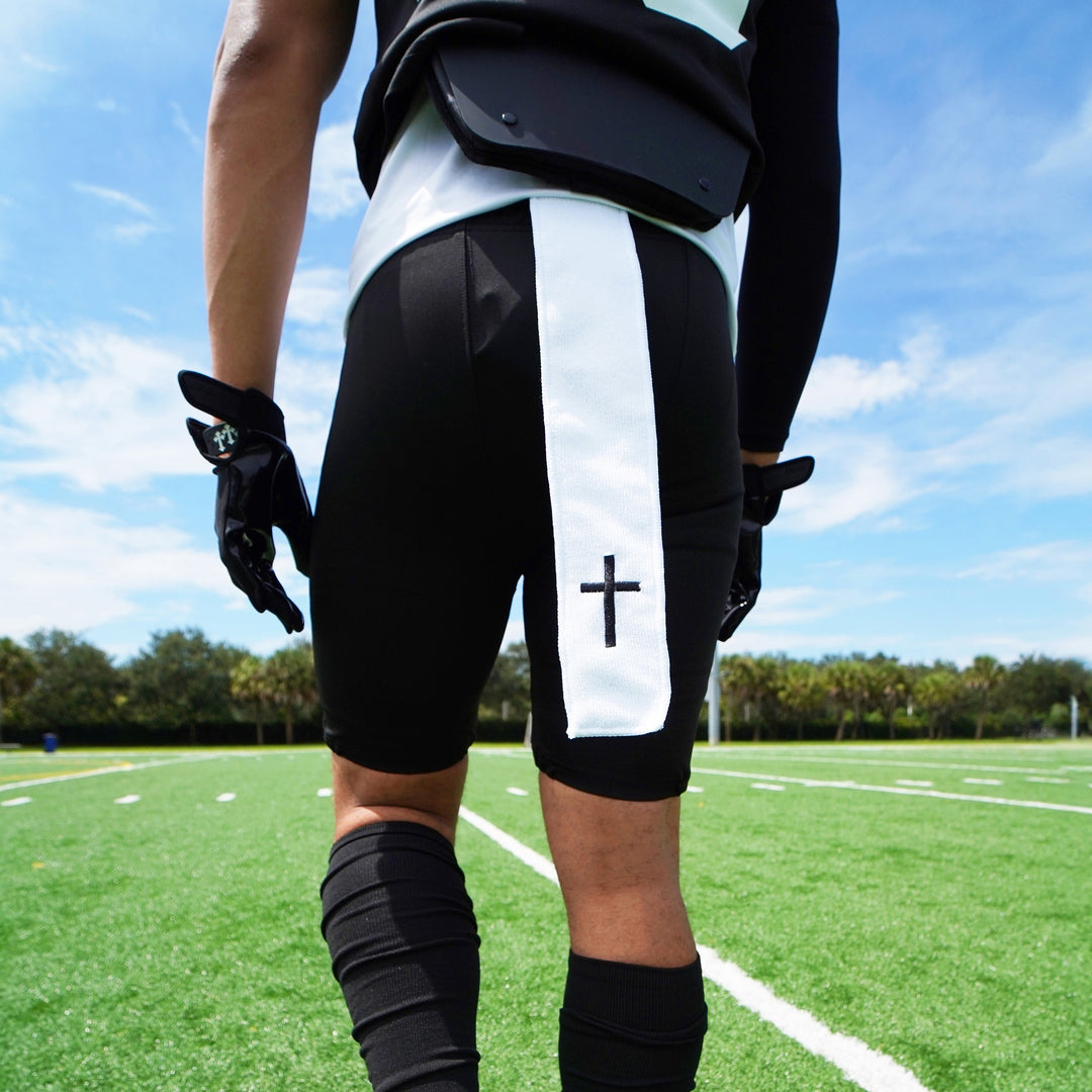 Faith Cross Thin Football Towel