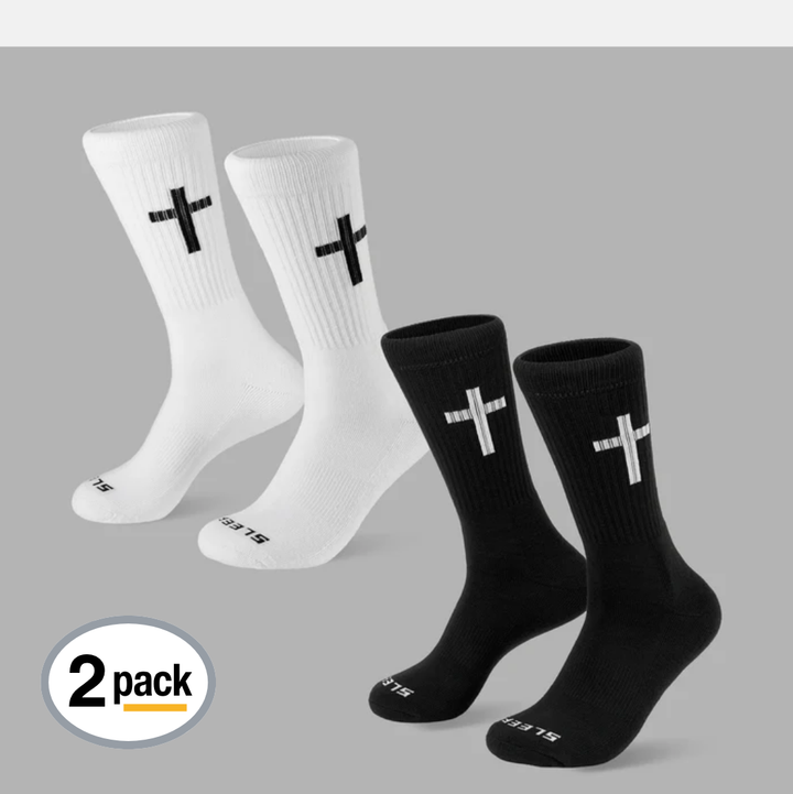 Faith Cross Crew Socks SZN Pack