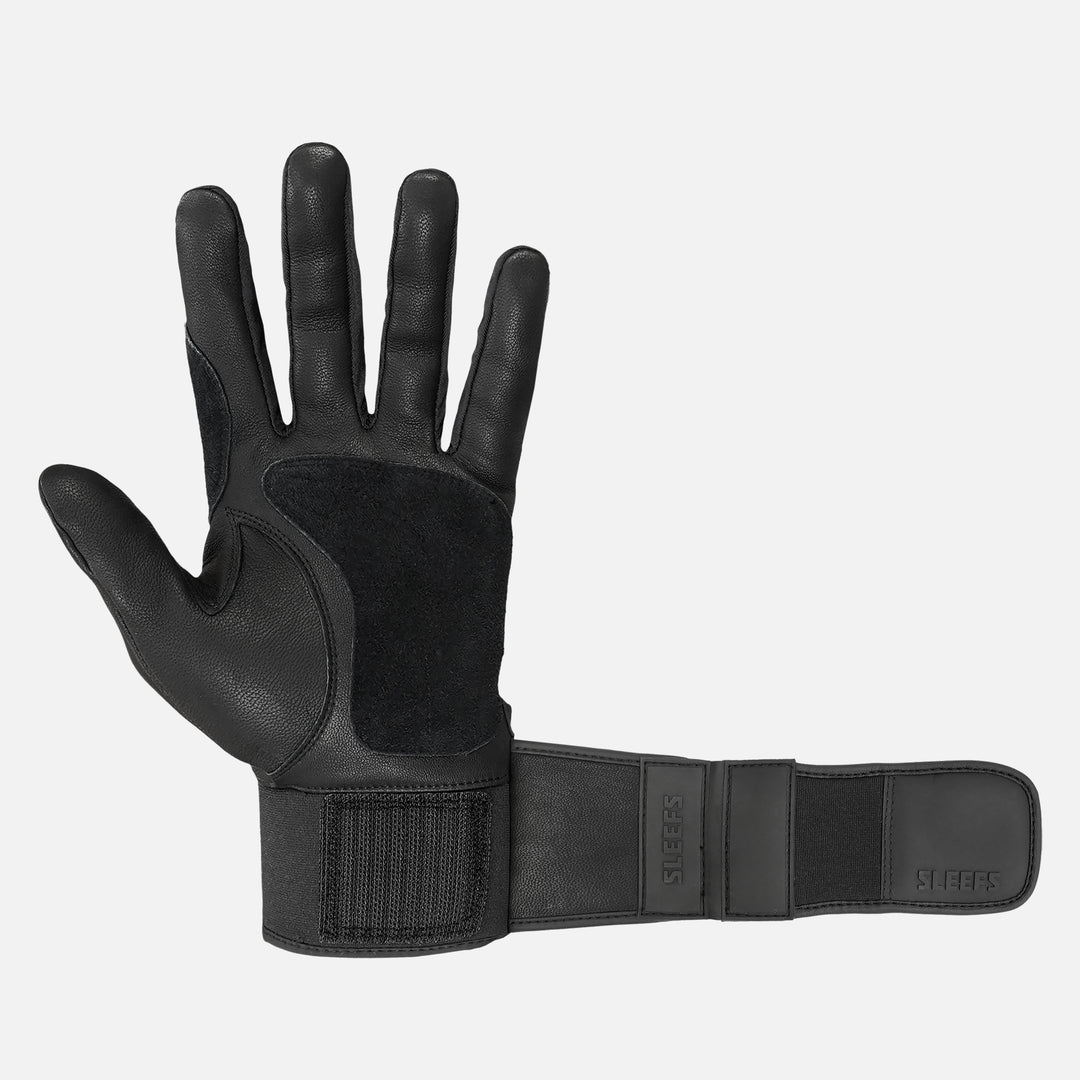 Faith Cross Black Baseball Batting Gloves