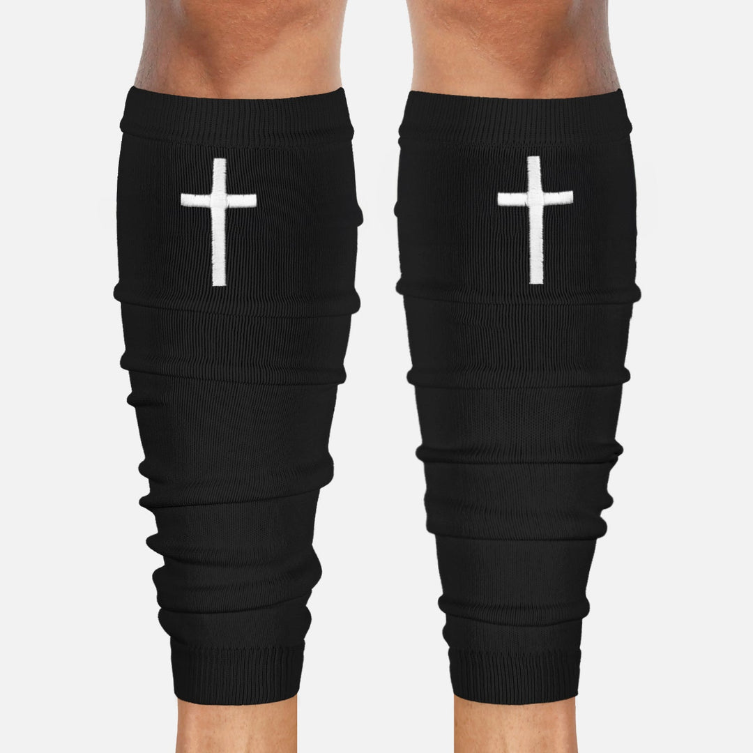 Faith Cross Scrunchie Leg Sleeves